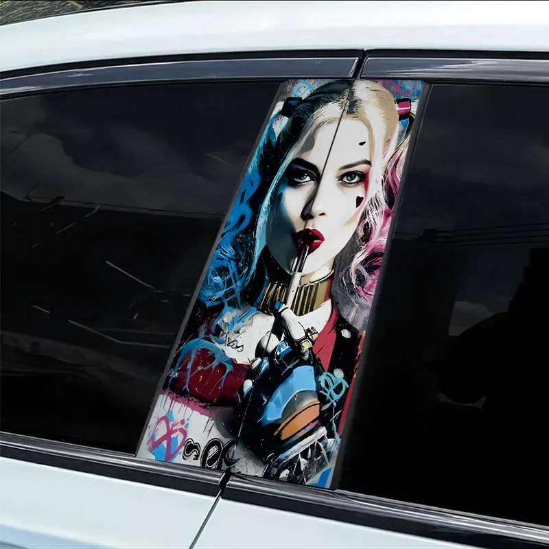 Car Accessories Joker - 2 pieces of automotive B-pillar stickers