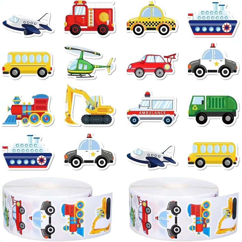 Car Accessories Under 500 - 500 Pcs Truck Stickers Roll Car