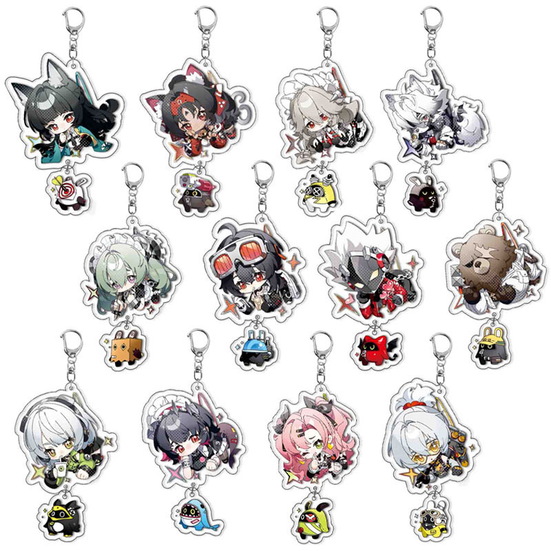 Car Accessories Zone - Game Zenless Zone Zero Keychain The