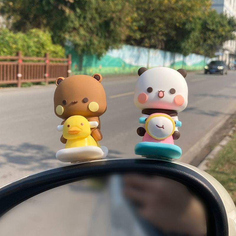 Yier Bubu Spring Swing Figurin - огляд і ціна Car Accessories For Inside
