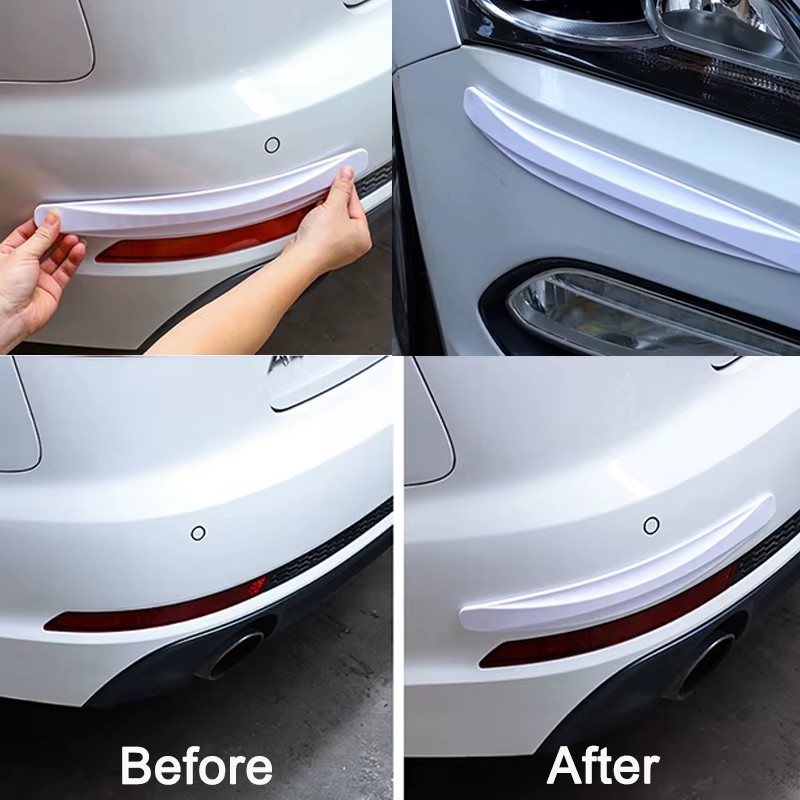 2/4PCS Front Rear Bumper Unive - огляд і ціна Bumper Guard Protector