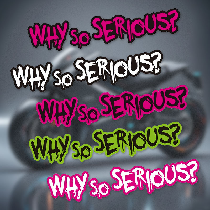 WHY SO SERIOUS Joker Waterproo - огляд і ціна Car Accessories Joker