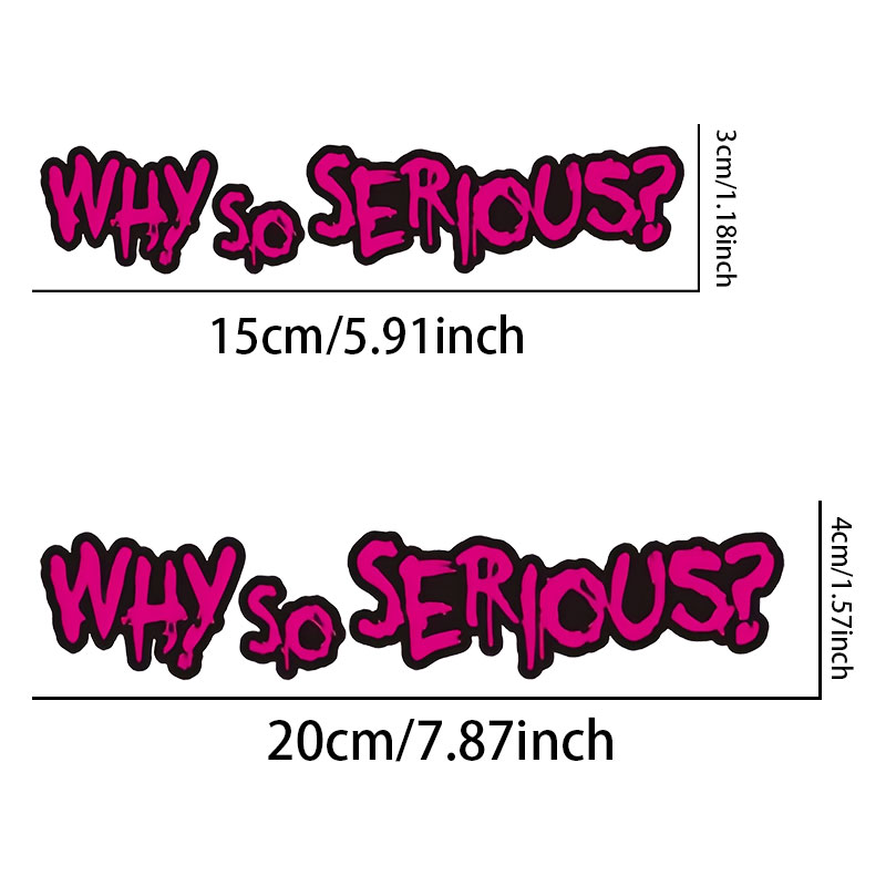 WHY SO SERIOUS Joker Waterproo - огляд і ціна Car Accessories Joker