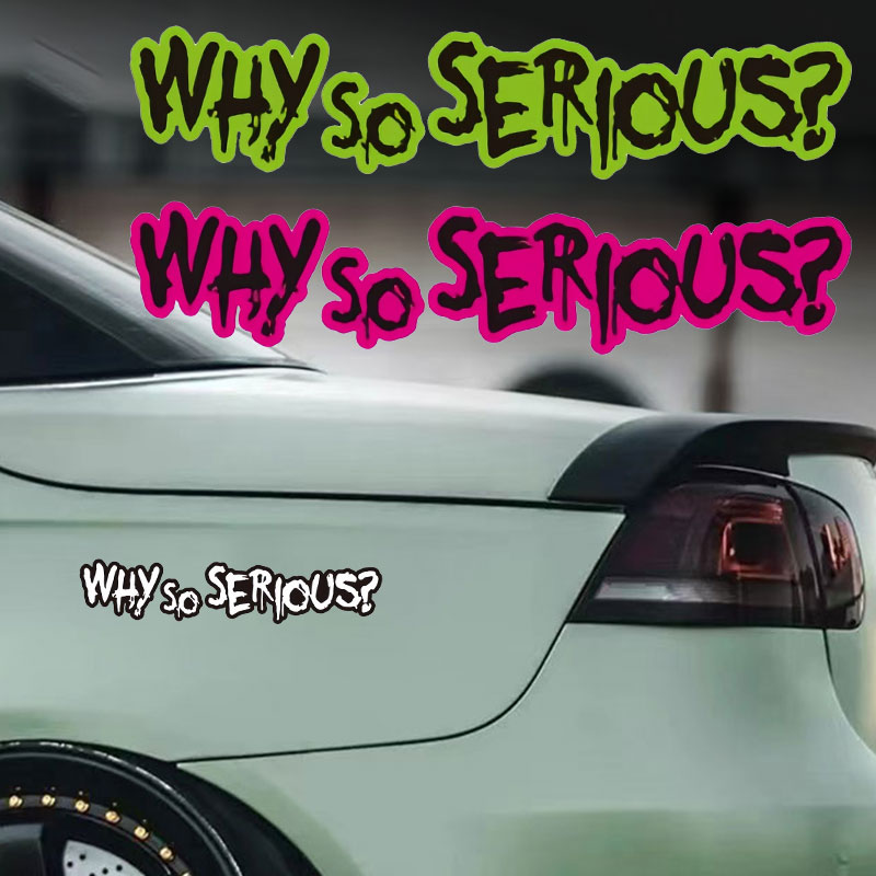 WHY SO SERIOUS Joker Waterproo - огляд і ціна Car Accessories Joker