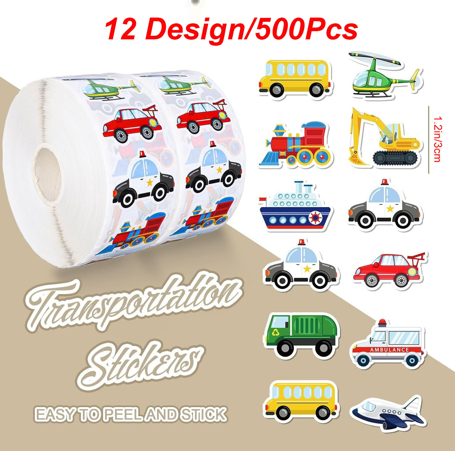 500 Pcs Truck Stickers Roll Ca - огляд і ціна Car Accessories Under 500