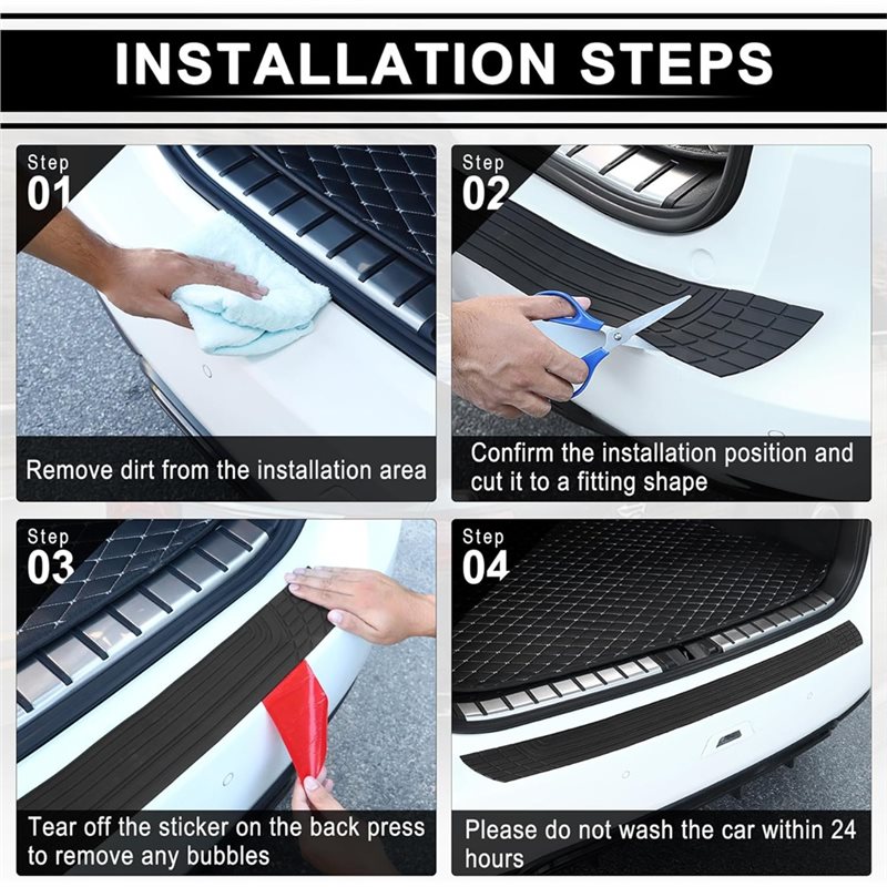 Car Rear Bumper Protector 2 PC - огляд і ціна Bumper Guard Protector