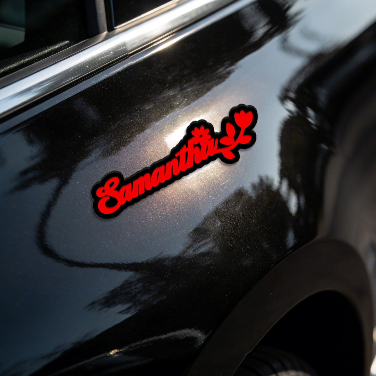 Floral Style Car Sticker, Wate - огляд і ціна Car Accessories Gifts