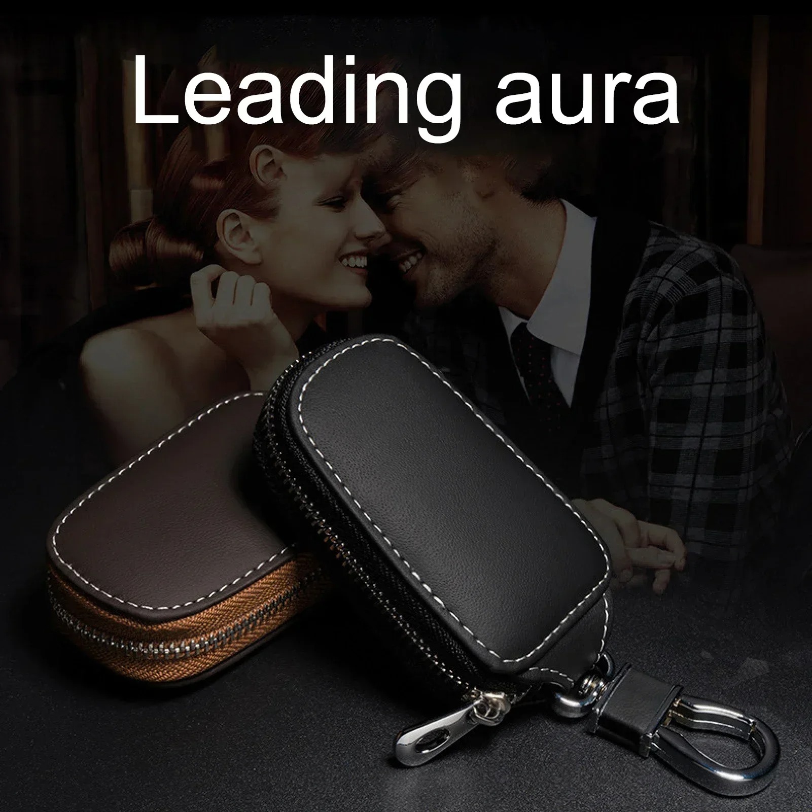 Car Soft Leather Key Case Key  - огляд і ціна Car Key Signal Blocker