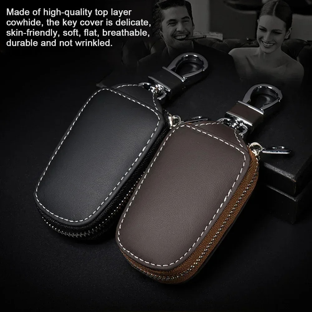 Car Soft Leather Key Case Key  - огляд і ціна Car Key Signal Blocker