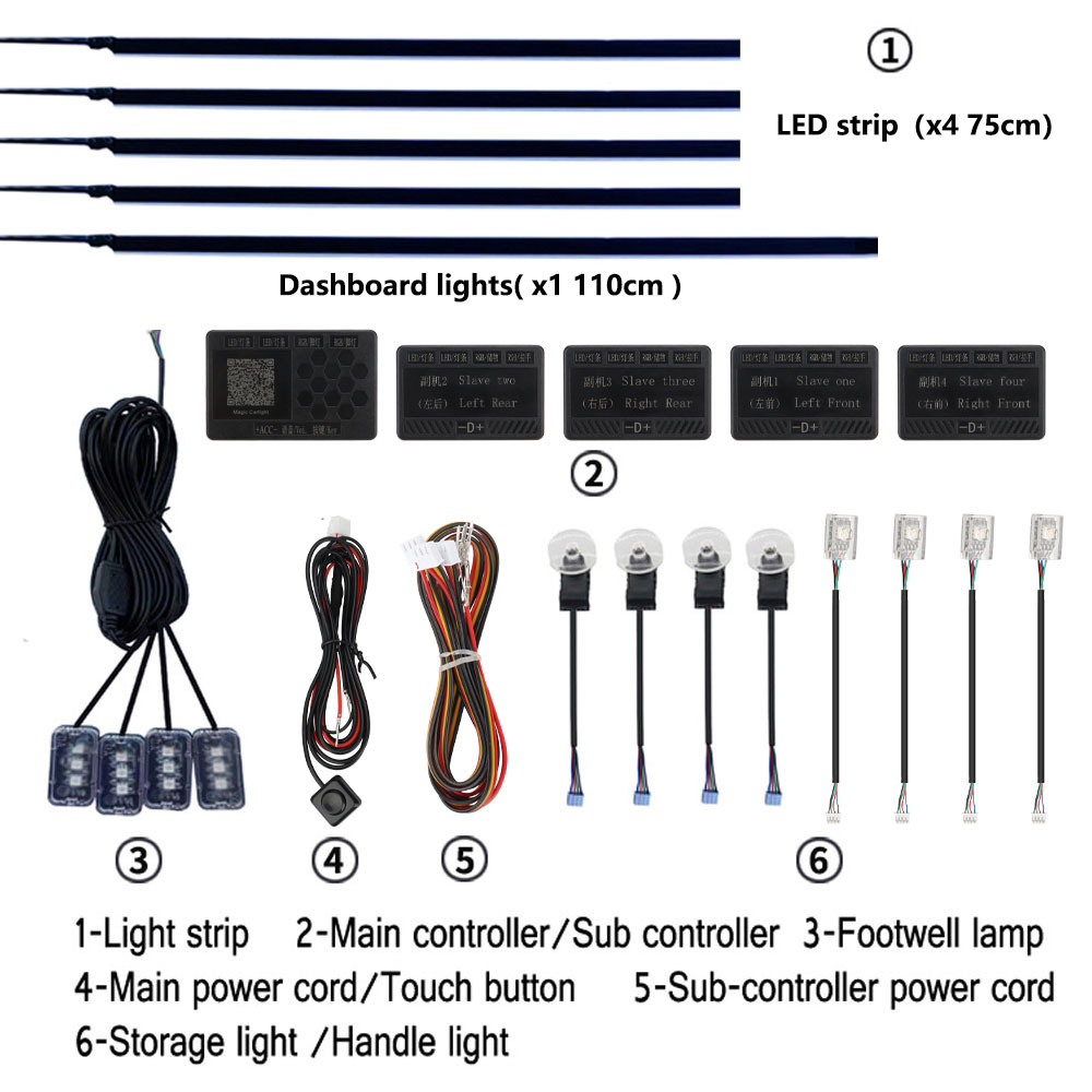 6/18in1 Symphony car Ambient l - огляд і ціна Car Accessories Zone