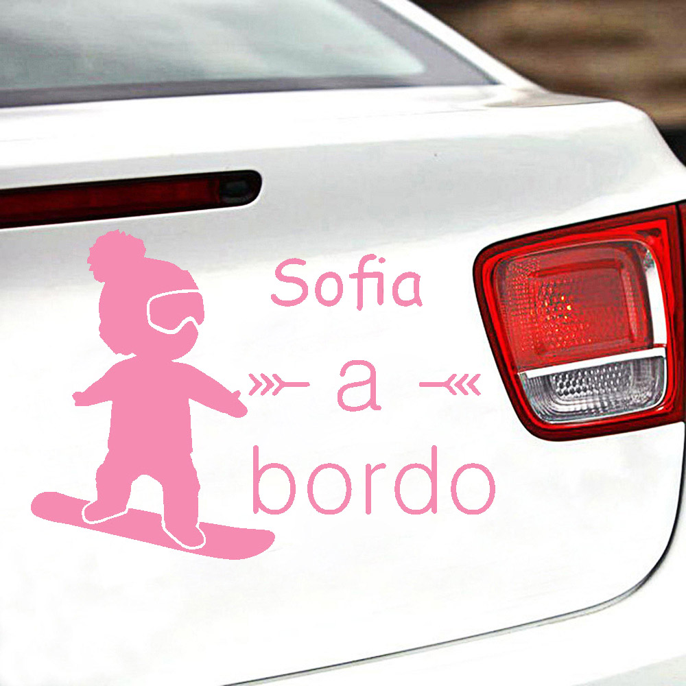 1pc Vinyl baby a bordo colorfu - огляд і ціна Car Accessories For Baby