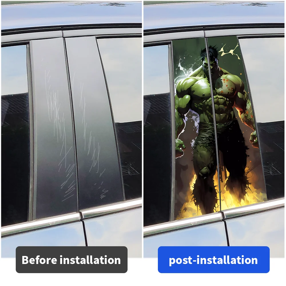 Anime Hulk Car Stickers Auto B - огляд і ціна Car Accessories Joker