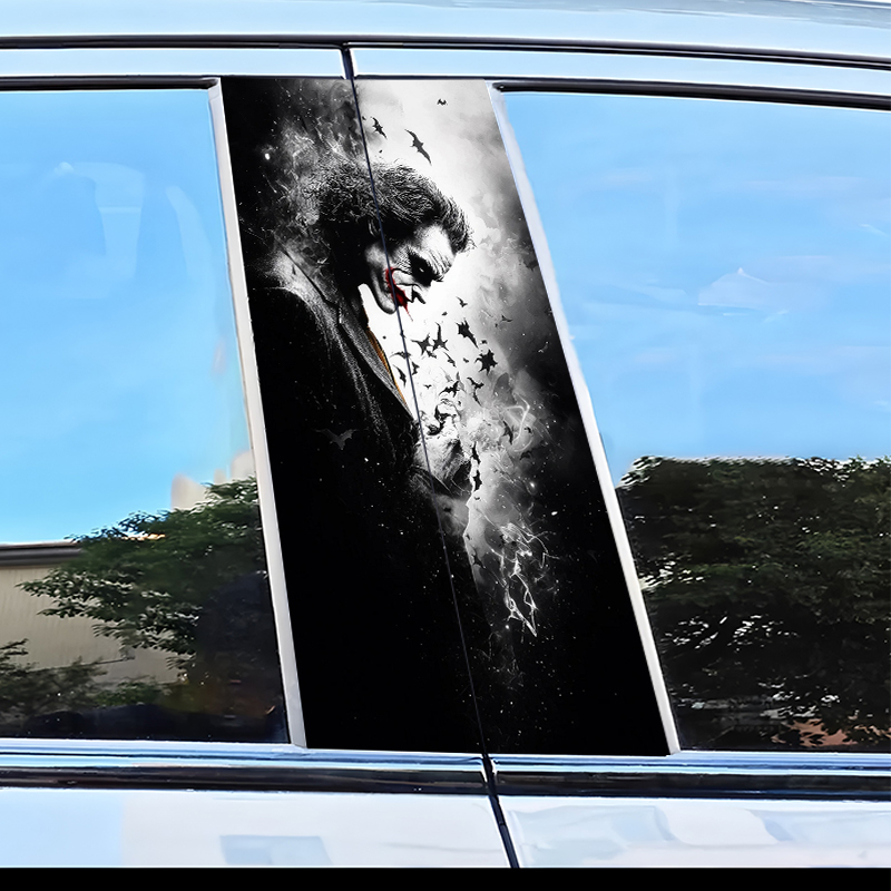 2 car center pillar stickers J - огляд і ціна Car Accessories Joker