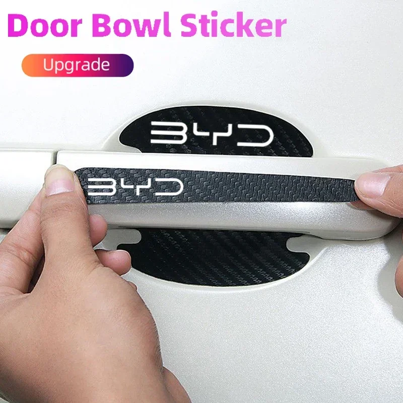8Pcs Carbon Fiber Car Door Han - огляд і ціна Car Door Handle Protector