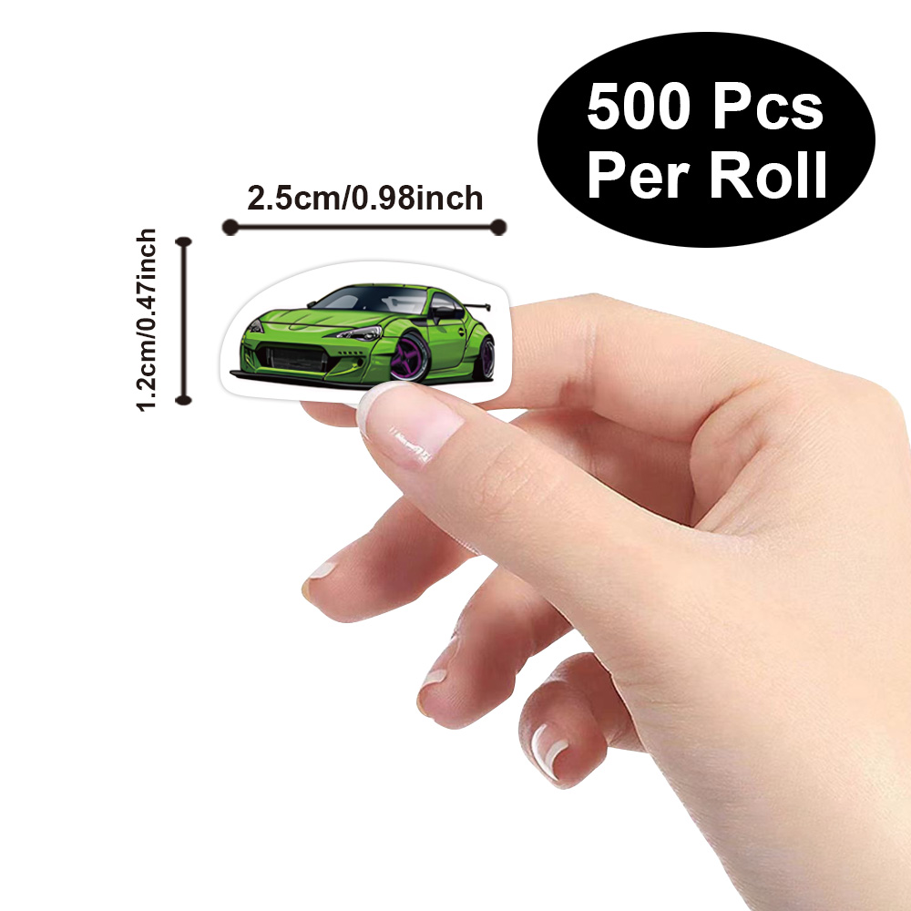 500 Pcs Mini Sports Car Sticke - огляд і ціна Car Accessories Under 500