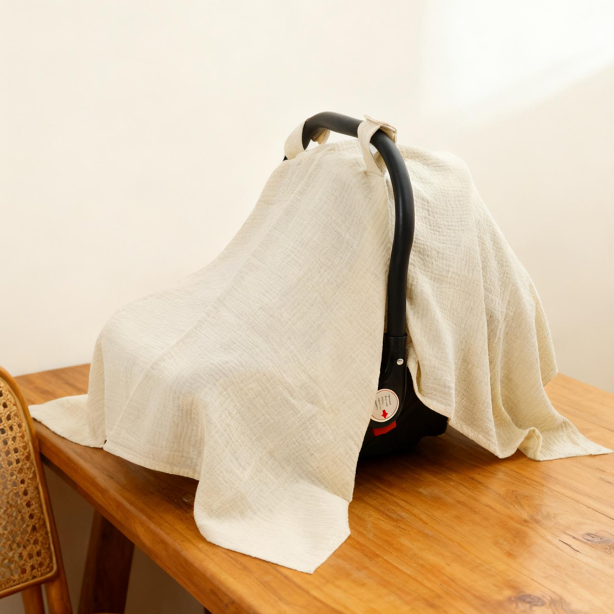 2025 Solid Color Baby Muslin C - огляд і ціна Car Accessories For Baby