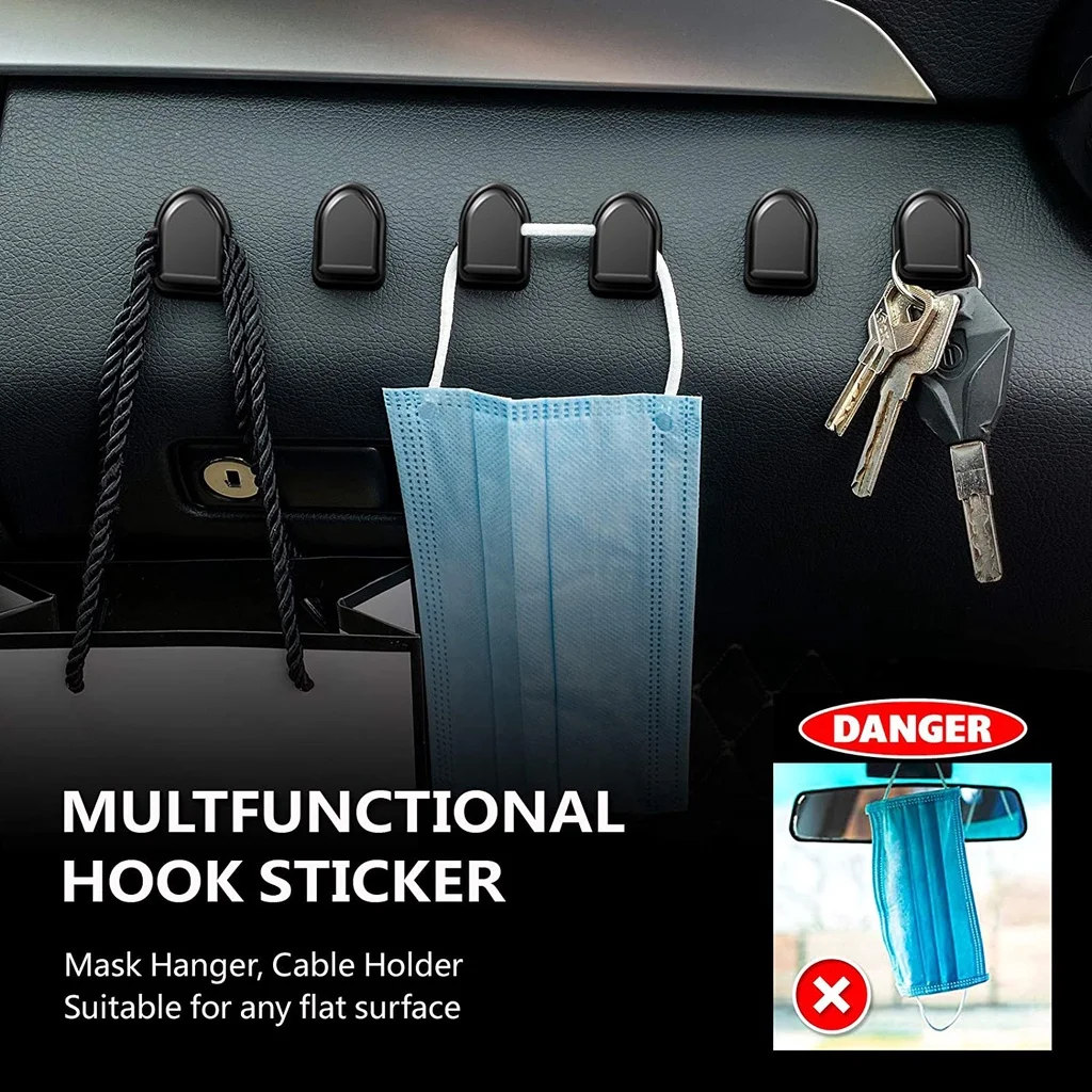 Mini Car Hooks Interior Storag - огляд і ціна Car Accessories For Inside