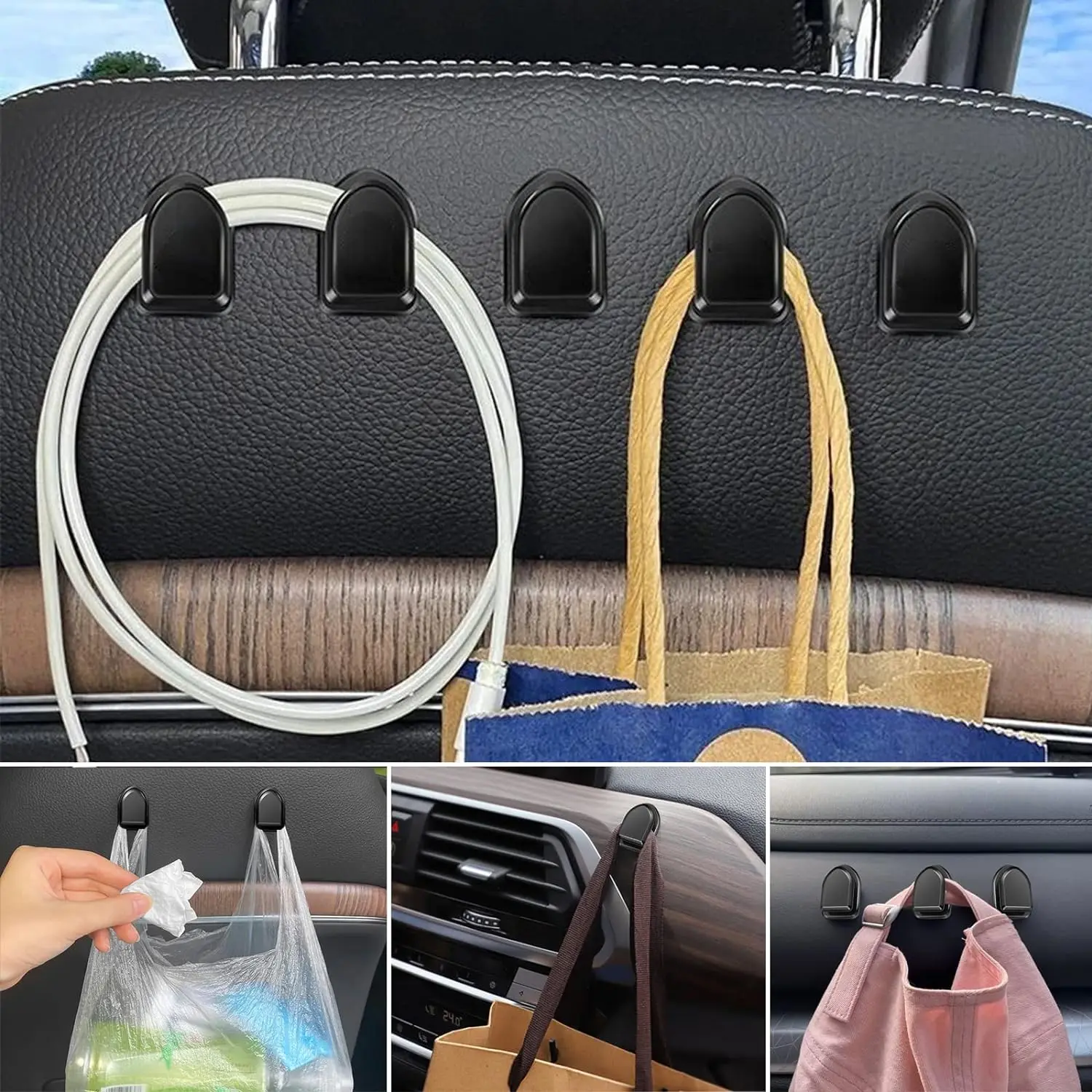Mini Car Hooks Interior Storag - огляд і ціна Car Accessories For Inside
