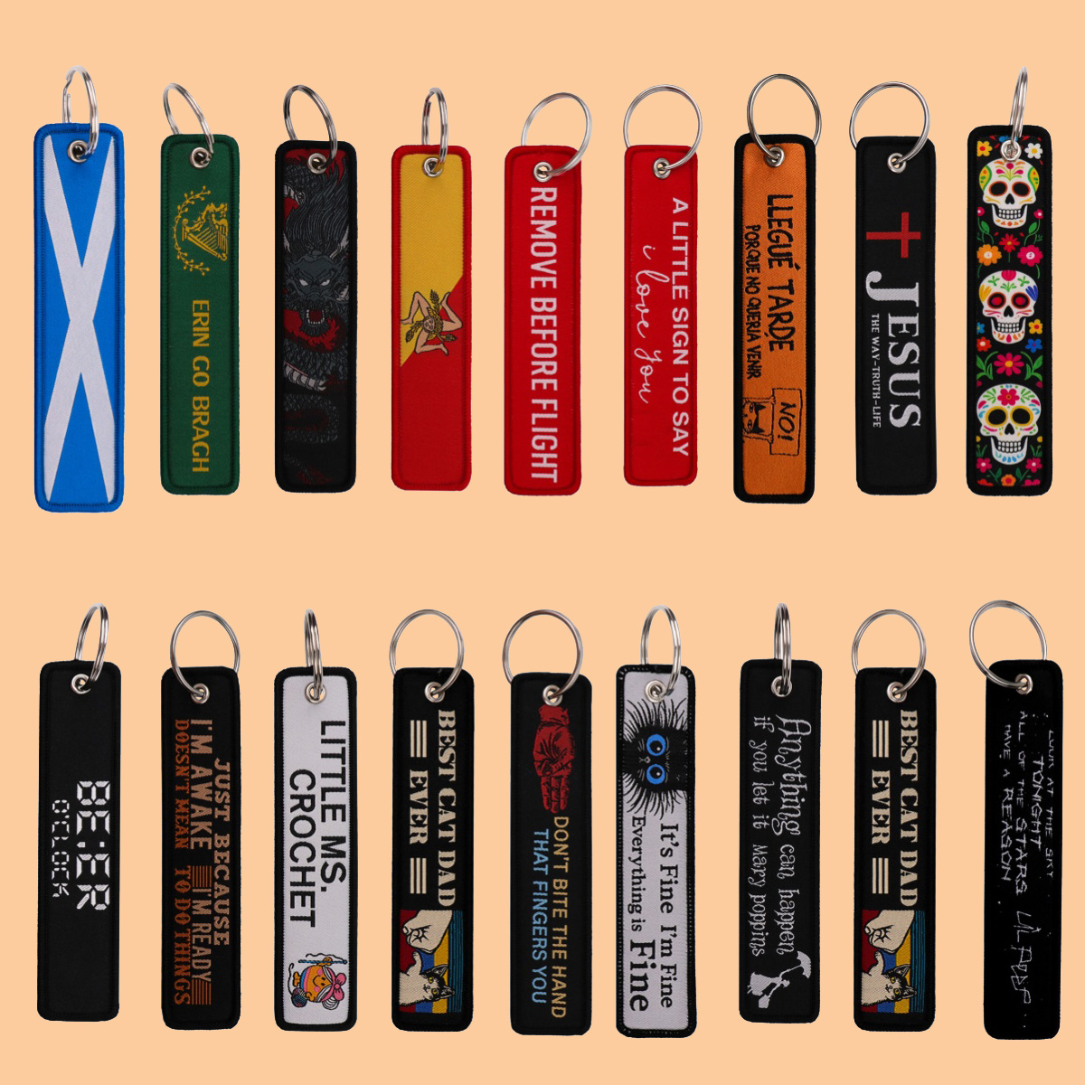 1PCS Aviation Embroidery Key T - огляд і ціна Car Accessories Quotation